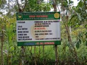 Peningkatan Jalan Simpang Semen Terlambat dan Diduga Gunakan Material Setempat