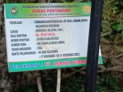 Pembuatan Jalan Sentra Produksi Tani Diduga Bermasalah
