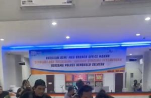 Polres Bersama BRI Adakan Simulasi Penanganan Aksi Perampokan Bank