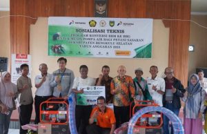101 Mesin Pompa Air BBG Dibagikan Ke Petani, Ini Kelebihan Gunakan BBG