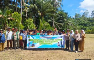 Sukses, Pemdes Padang Manis Gelar Kegiatan Tanam Jagung Dalam Program SADESA