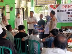 Pemdes Ganjuh Salurkan BLT Kepada 7 KPM Warga nya.