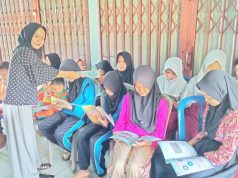 Perpustakaan Padang Burnai Ajak Anak anak Warga Untuk Giat belajar.