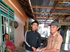 Pemdes Tanjung Aur Salurkan Santunan Musibah Kematian Kepada Masyarakat nya.