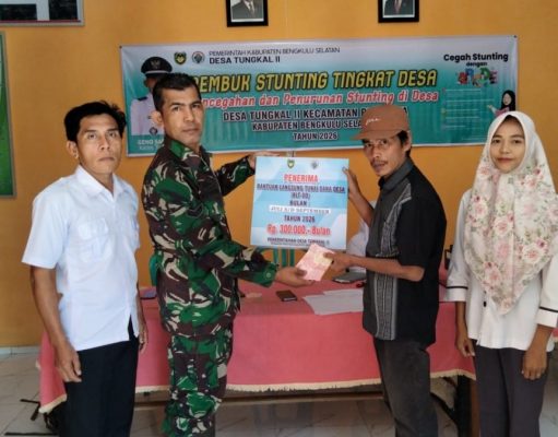 Pemdes Tungkal II Salurkan BLT Kepada 3 KPM Warga nya.