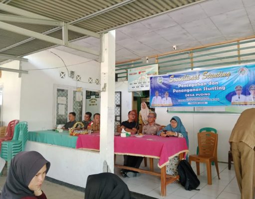Pemdes puding Laksanakan Kegiatan Sosialisasi Stunting.
